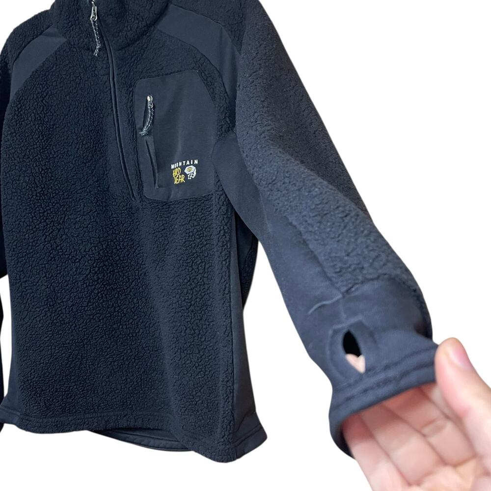 Mountain Hardwear Sherpa Fleece Pullover Men’s Medium 1/4 Zip Flaws - Picture 4 of 8
